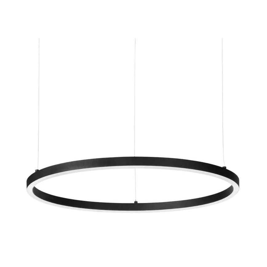 Ideal Lux - LED reguliuojamas pakabinamas šviestuvas ant laido ORACLE SLIM LED/40W/230V 3000K CRI 90 skersmuo 70 cm juodas