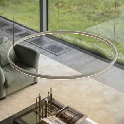 Ideal Lux - LED pakabinamas šviestuvas ant laido ORACLE SLIM LED/53W/230V 2700K CRI 90 skersmuo 90 cm balta