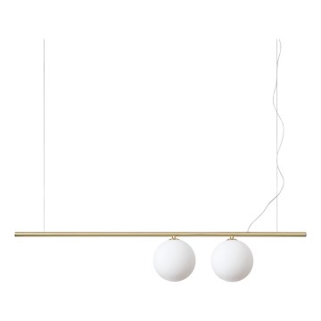 Ideal Lux - LED pakabinamas šviestuvas ant laido PERLINE 2xG9/3W/230V, auksinis