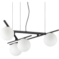 Ideal Lux - LED pakabinamas šviestuvas ATLAS ant troselio 4xG9/3W/230V juodas