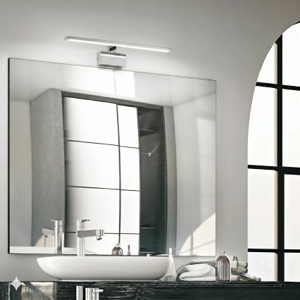 Ideal Lux - LED paveiklo šviestuvas ALMA LED/12,5W/230V 51 cm CRI 90 blizgus chromas