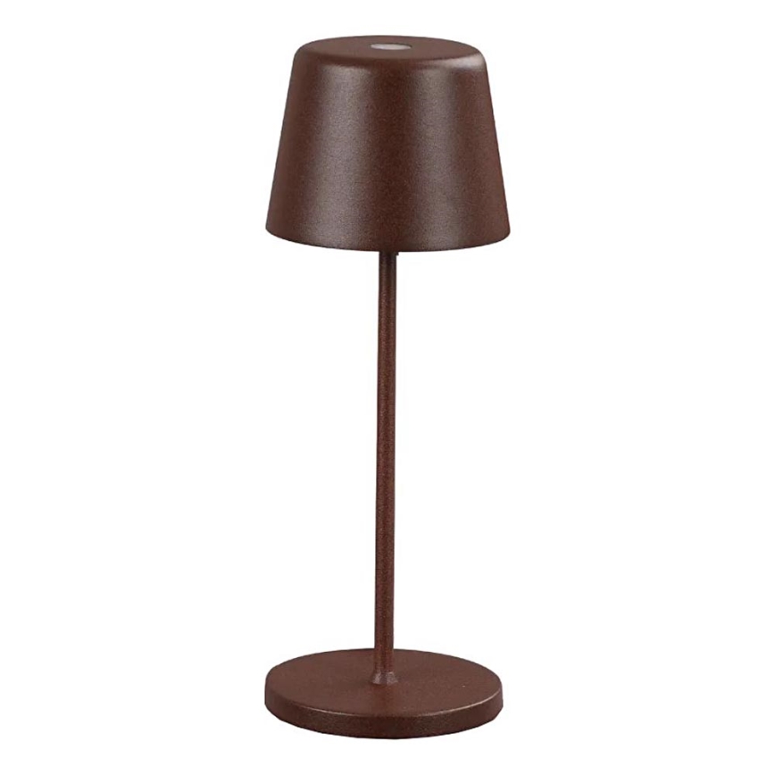 Ideal Lux - LED Pritemdomas jutiklinė lauko Stalinis šviestuvas CUTE LED/2,5W/3,7V USB 2200-2700K 3000 mAh IP65 ruda