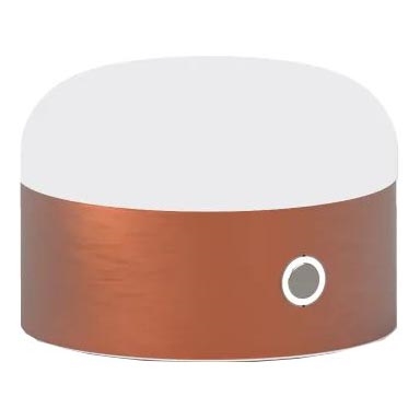 Ideal Lux - LED pritemdomas, liečiamas stalinis šviestuvas MIGNON LED/5W/5V 1500 mAh diametras 10 cm CRI 90 varis