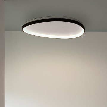Ideal Lux - LED Pritemdomas lubinis šviestuvas GEMINI LED/28W/230V diametras 61 cm CRI 90 juoda
