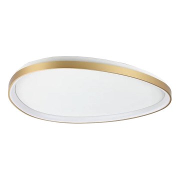 Ideal Lux - LED Pritemdomas lubinis šviestuvas GEMINI LED/42W/230V diametras 81 cm CRI 90 auksas