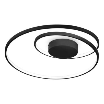 Ideal Lux - LED Pritemdomas lubinis šviestuvas OZ LED/48W/230V diametras 60 cm CRI 90 juoda