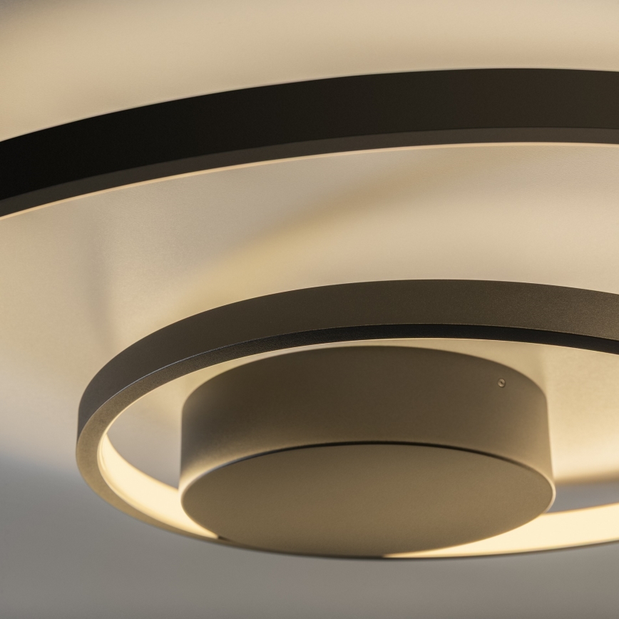Ideal Lux - LED Pritemdomas lubinis šviestuvas OZ LED/48W/230V diametras 60 cm CRI 90 juoda