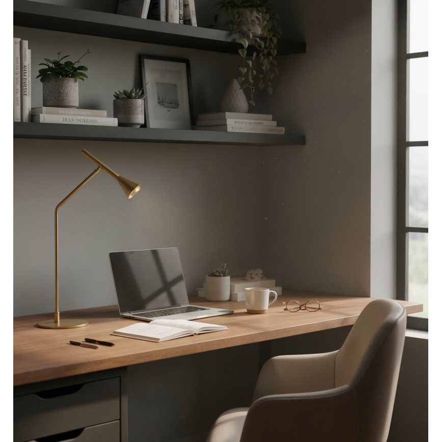 Ideal Lux - LED pritemdomas, liečiamas stalinis šviestuvas DIESIS LED/6,5W/230V CRI 90 auksas