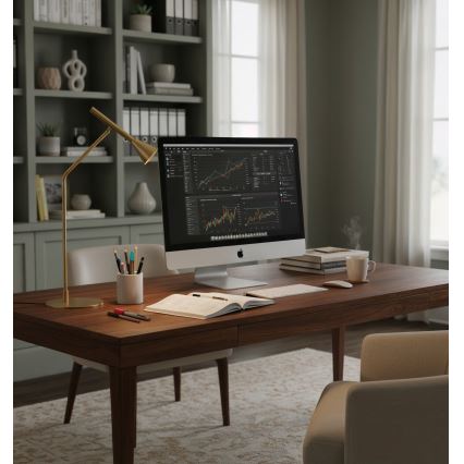 Ideal Lux - LED pritemdomas, liečiamas stalinis šviestuvas DIESIS LED/6,5W/230V CRI 90 auksas