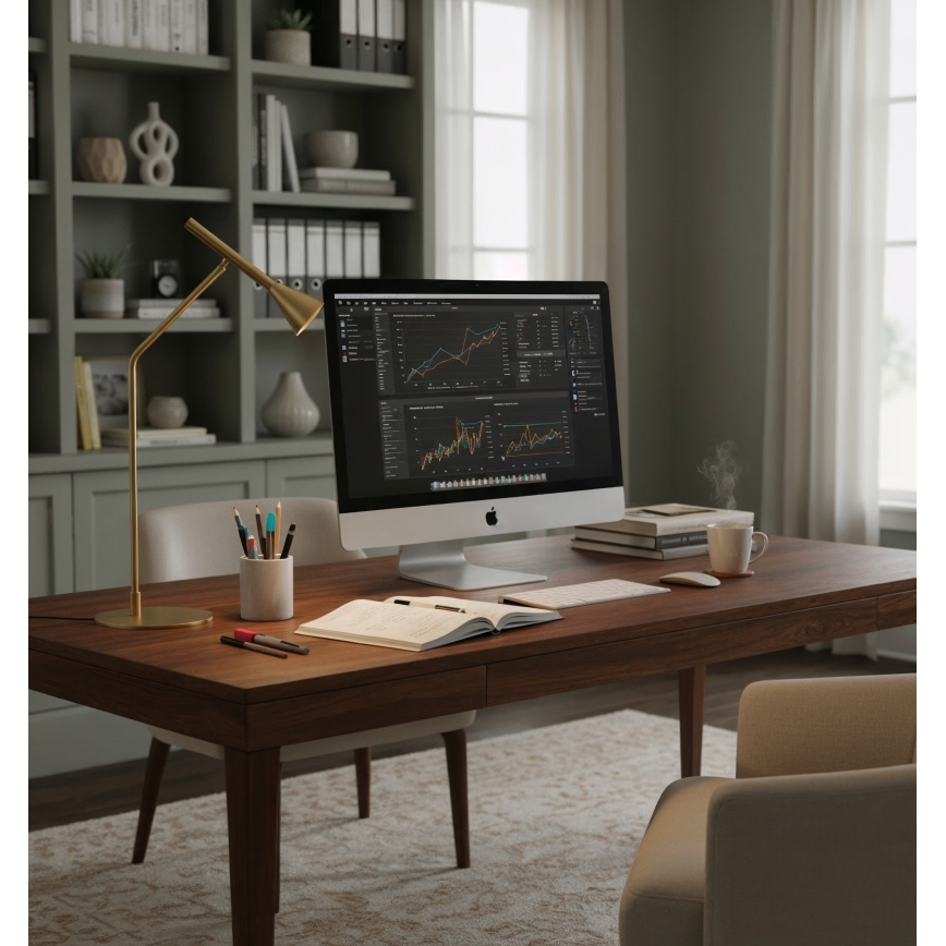 Ideal Lux - LED pritemdomas, liečiamas stalinis šviestuvas DIESIS LED/6,5W/230V CRI 90 auksas