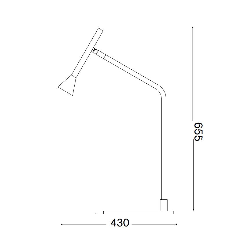 Ideal Lux - LED pritemdomas, liečiamas stalinis šviestuvas DIESIS LED/6,5W/230V CRI 90 auksas