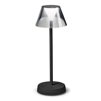 Ideal Lux - LED Reguliuojama jutiklinė lempa LOLITA LED/2,8W/5V 2200 mAh IP54 juoda