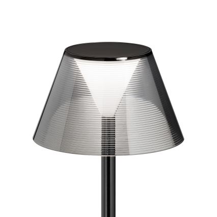Ideal Lux - LED Reguliuojama jutiklinė lempa LOLITA LED/2,8W/5V 2200 mAh IP54 juoda