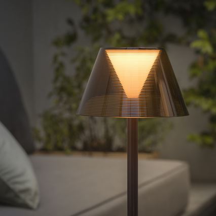 Ideal Lux - LED Reguliuojama jutiklinė lempa LOLITA LED/2,8W/5V 2200 mAh IP54 ruda