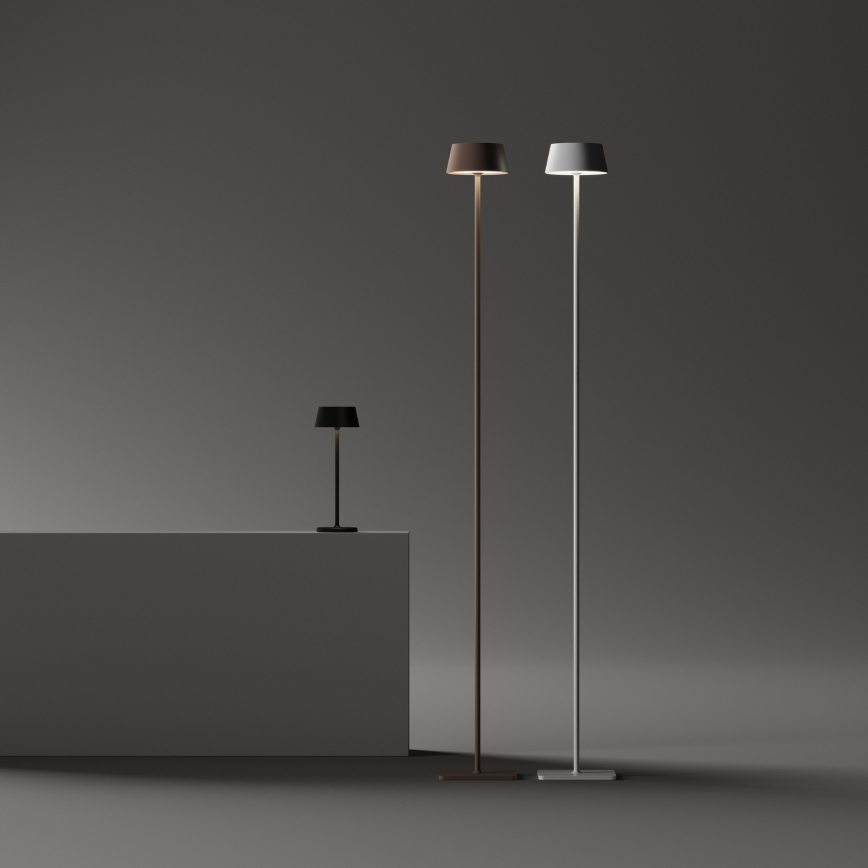 Ideal Lux - LED reguliuojama lietimui jautri lauko lempa PURE LED/1,5W/3,7V 2200 mAh CRI 90 IP54 ruda