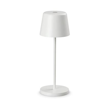 Ideal Lux - LED reguliuojama lietimui jautri lauko stalinė lempa CUTE LED/2,5W/3,7V 3000 mAh USB 2200-2700K IP65 balta