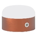 Ideal Lux - LED reguliuojama jutiklinė stalinė lempa MIGNON LED/5W/5V 1500 mAh skersmuo 10 cm CRI 90 varis