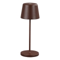 Ideal Lux - LED reguliuojama lauko stalo lempa CUTE LED/2,5W/3,7V 3000 mAh USB 2200-2700K IP65 ruda