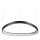 Ideal Lux - LED Reguliuojamas pakabinamas sietynas GEMINI LED/48W/230V diametras 61 cm CRI 90 juoda
