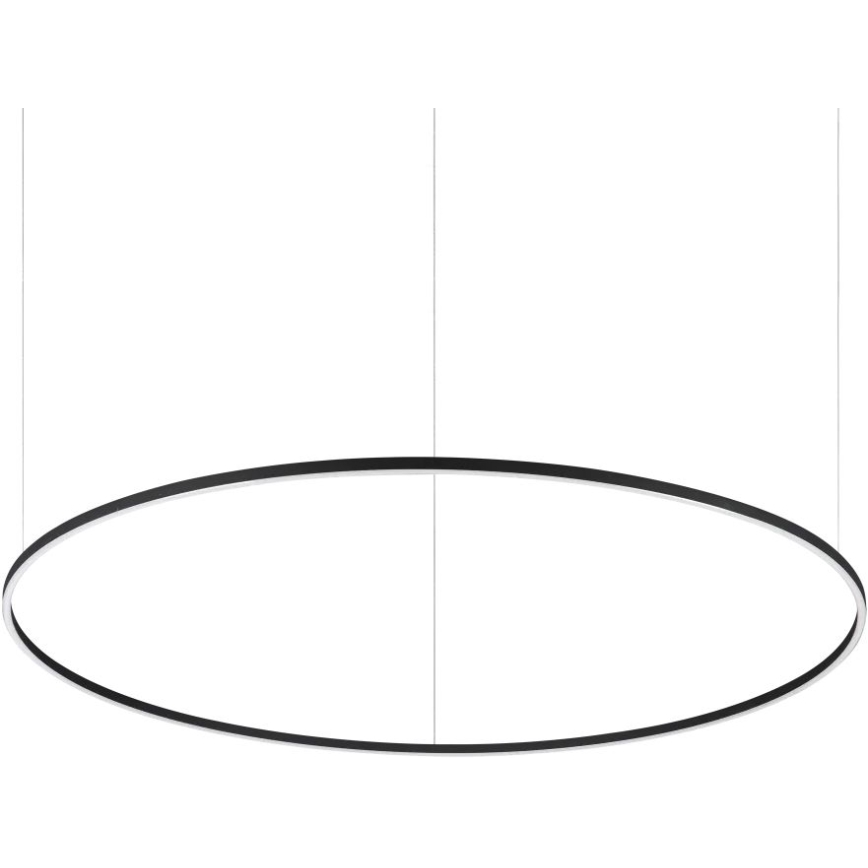 Ideal Lux - LED Reguliuojamas pakabinamas sietynas ORACLE SLIM LED/83W/230V 4000K diametras 150 cm CRI 90 juoda