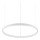 Ideal Lux - LED Reguliuojamas pakabinamas sietynas ORACLE SLIM LED/28W/230V 4000K diametras 50 cm CRI 90 balta