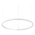 Ideal Lux - LED Reguliuojamas pakabinamas sietynas ORACLE SLIM LED/40W/230V 4000K diametras 70 cm CRI 90 balta