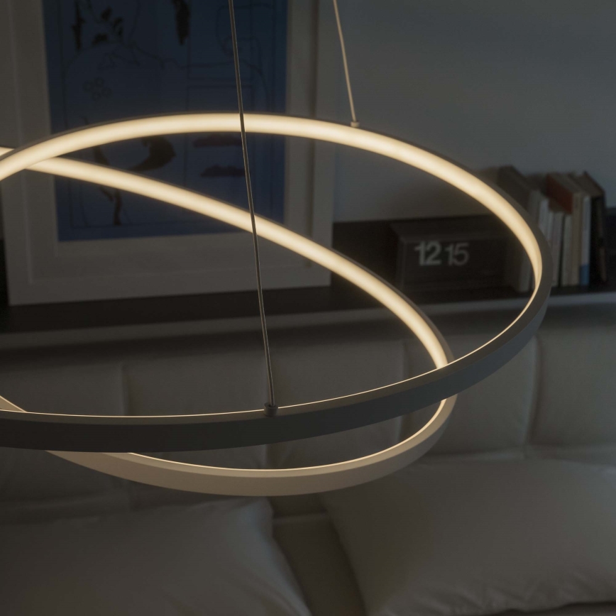 Ideal Lux - LED reguliuojamas pakabinamas šviestuvas ant laido OZ LED/55W/230V skersmuo 80 cm CRI 90 baltas
