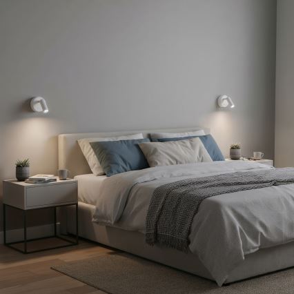 Ideal Lux - LED sieninis akcentinis šviestuvas BEAN LED/3W/230V CRI 90 balta