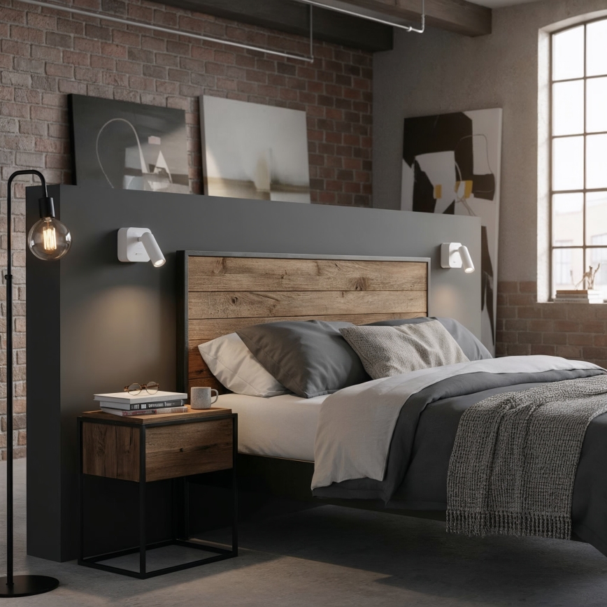 Ideal Lux - LED sieninis akcentinis šviestuvas BEAN LED/3W/230V CRI 90 balta