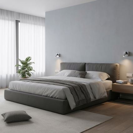 Ideal Lux - LED sieninis akcentinis šviestuvas BEAN LED/3W/230V CRI 90 blizgus chromas