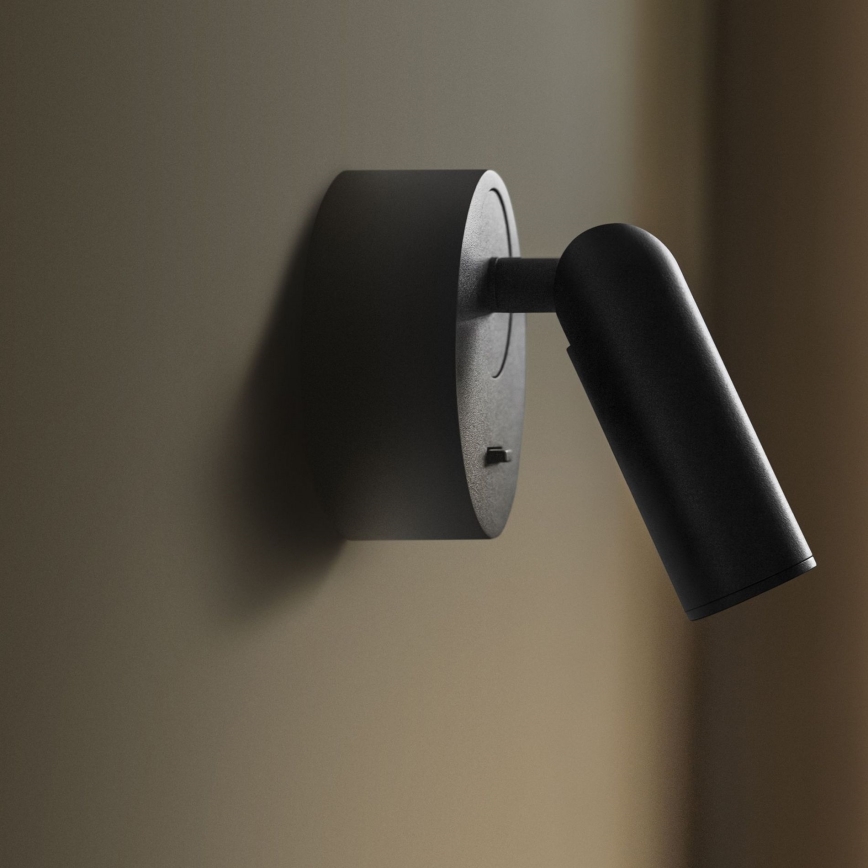 Ideal Lux - LED sieninis akcentinis šviestuvas BEAN LED/3W/230V CRI 90 juoda