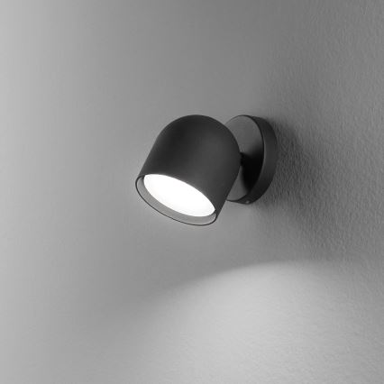 Ideal Lux - LED sieninis akcentinis šviestuvas DODO 1xGX53/9W/230V juoda