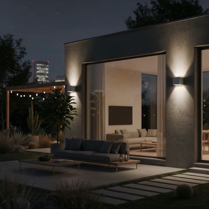 Ideal Lux - LED sieninis lauko šviestuvas ATOM LED/12W/230V CRI 90 IP54 balta