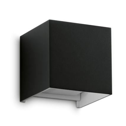Ideal Lux - LED sieninis lauko šviestuvas ATOM LED/12W/230V CRI 90 IP54 juoda