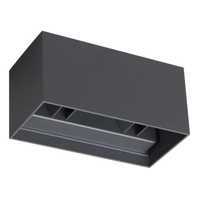 Ideal Lux - LED sieninis lauko šviestuvas ATOM LED/25W/230V CRI 90 IP54 antracitas