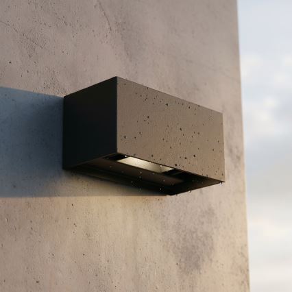 Ideal Lux - LED sieninis lauko šviestuvas ATOM LED/25W/230V CRI 90 IP54 juoda