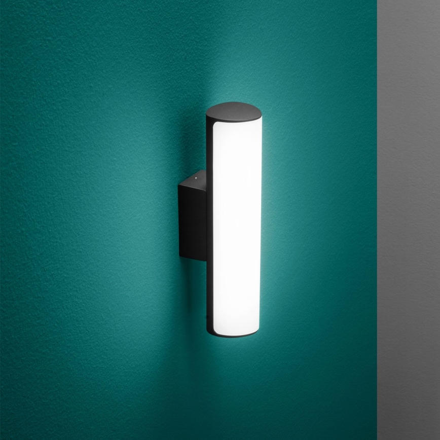 Ideal Lux - LED sieninis lauko šviestuvas ETERE LED/9,5W/230V 3000K CRI 90 IP44 juoda