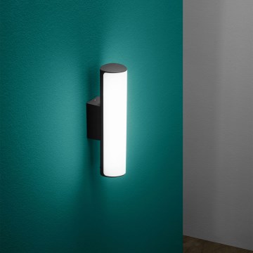 Ideal Lux - LED sieninis lauko šviestuvas ETERE LED/9,5W/230V 4000K CRI 90 IP44 juoda