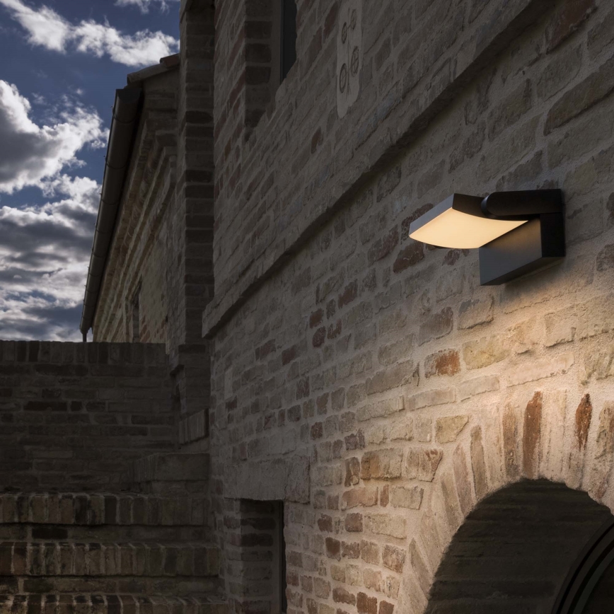Ideal Lux - LED sieninis lauko šviestuvas SWIPE LED/21W/230V CRI 90 IP54 antracitas
