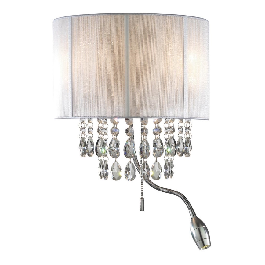 Ideal Lux - LED sieninis šviestuvas 2xE14/40W/230V + LED/1W