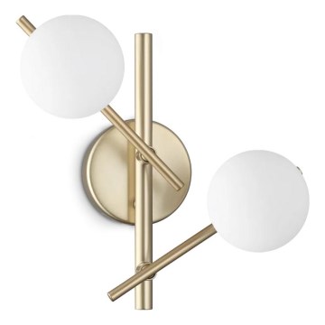 Ideal Lux - LED sieninis šviestuvas ATLAS 2xG9/3W/230V auksinis