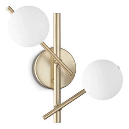 Ideal Lux - LED sieninis šviestuvas ATLAS 2xG9/3W/230V auksinis