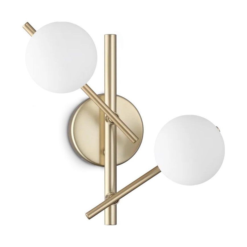 Ideal Lux - LED sieninis šviestuvas ATLAS 2xG9/3W/230V auksinis