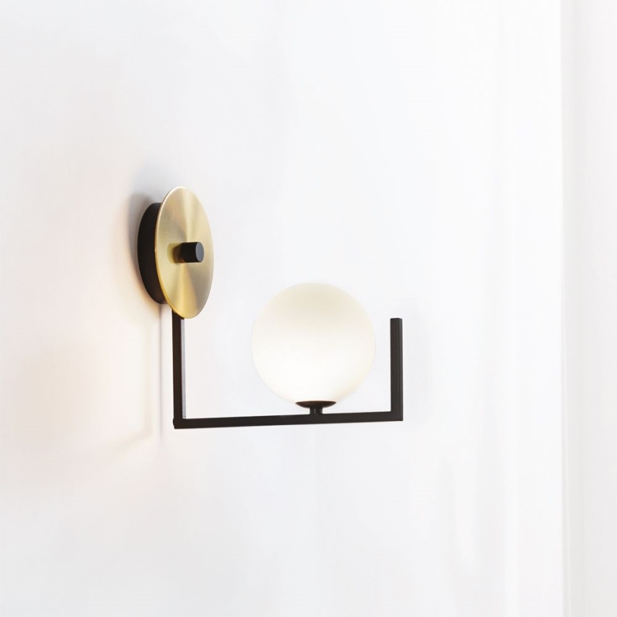 Ideal Lux - LED sieninis šviestuvas BIRDS 1xG9/3W/230V juoda/auksas