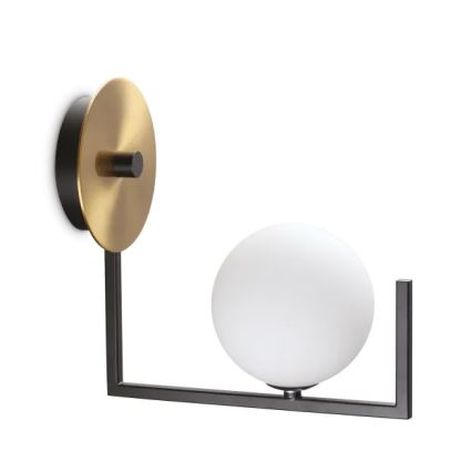 Ideal Lux - LED sieninis šviestuvas BIRDS 1xG9/3W/230V juoda/auksas