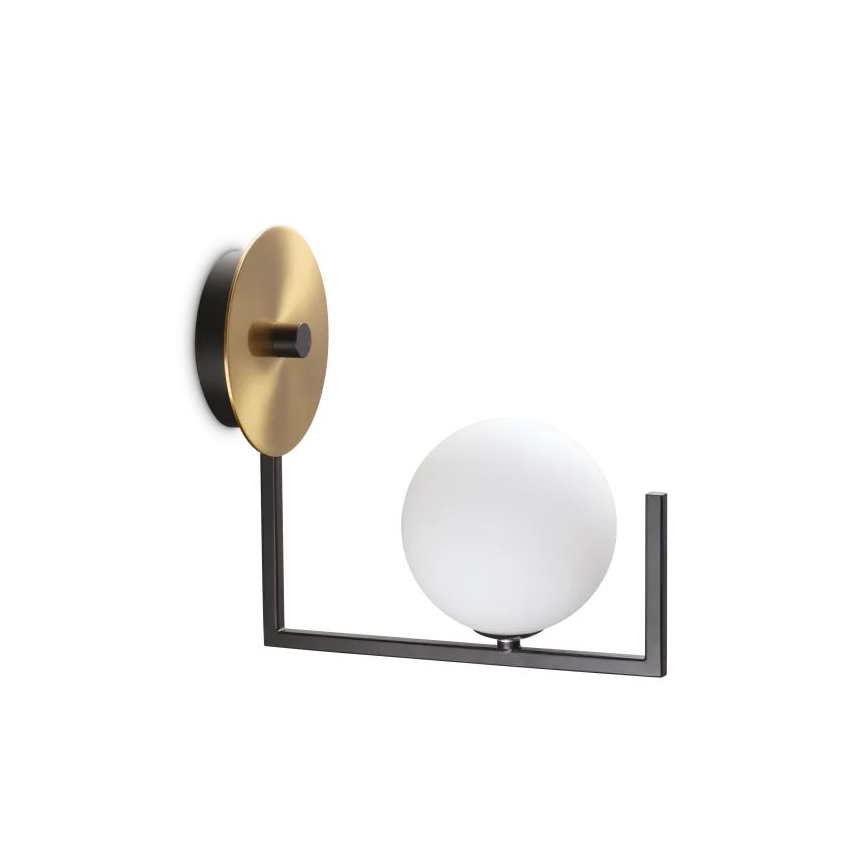 Ideal Lux - LED sieninis šviestuvas BIRDS 1xG9/3W/230V juoda/auksas