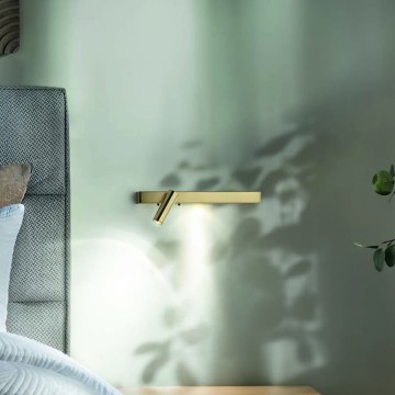 Ideal Lux - LED sieninis šviestuvas BONNE LED/6,5W/230V CRI 90 auksas
