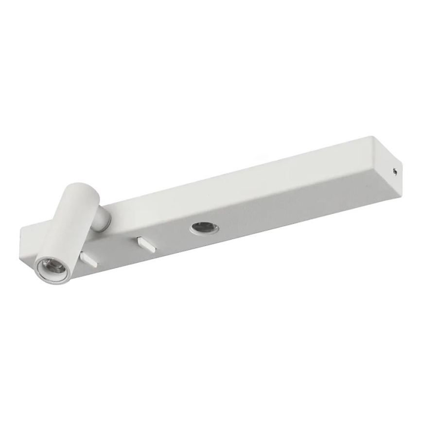 Ideal Lux - LED sieninis šviestuvas BONNE LED/6,5W/230V CRI 90 balta