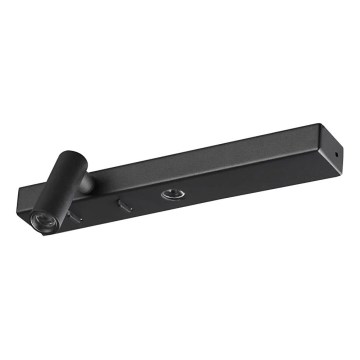Ideal Lux - LED sieninis šviestuvas BONNE LED/6,5W/230V CRI 90 juoda