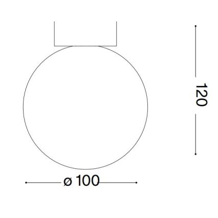 Ideal Lux - LED sieninis šviestuvas CARTA 1xG9/3W/230V diametras 10 cm balta